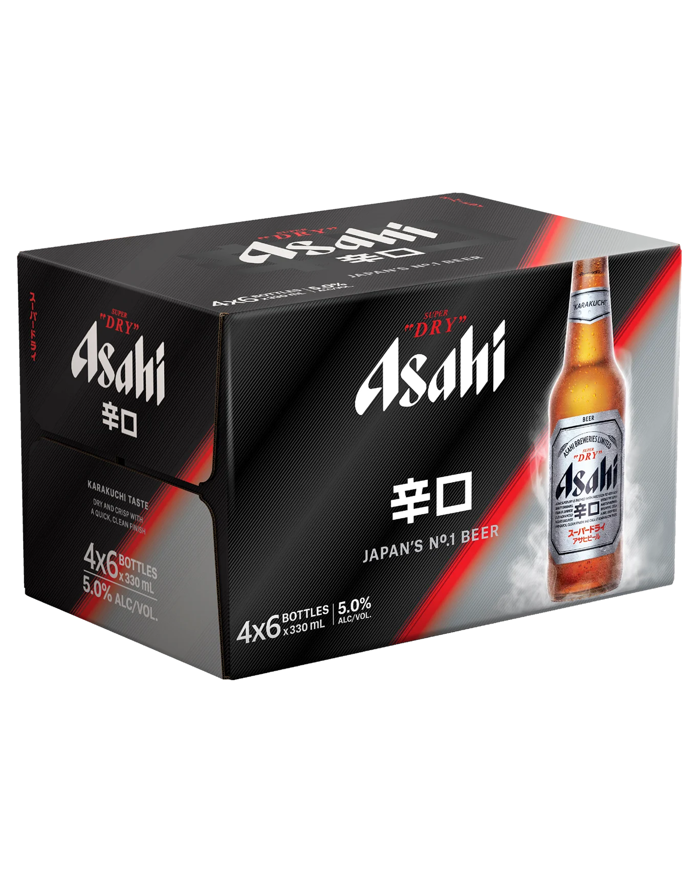Asahi Super Dry 330ml Pack (24) bottles