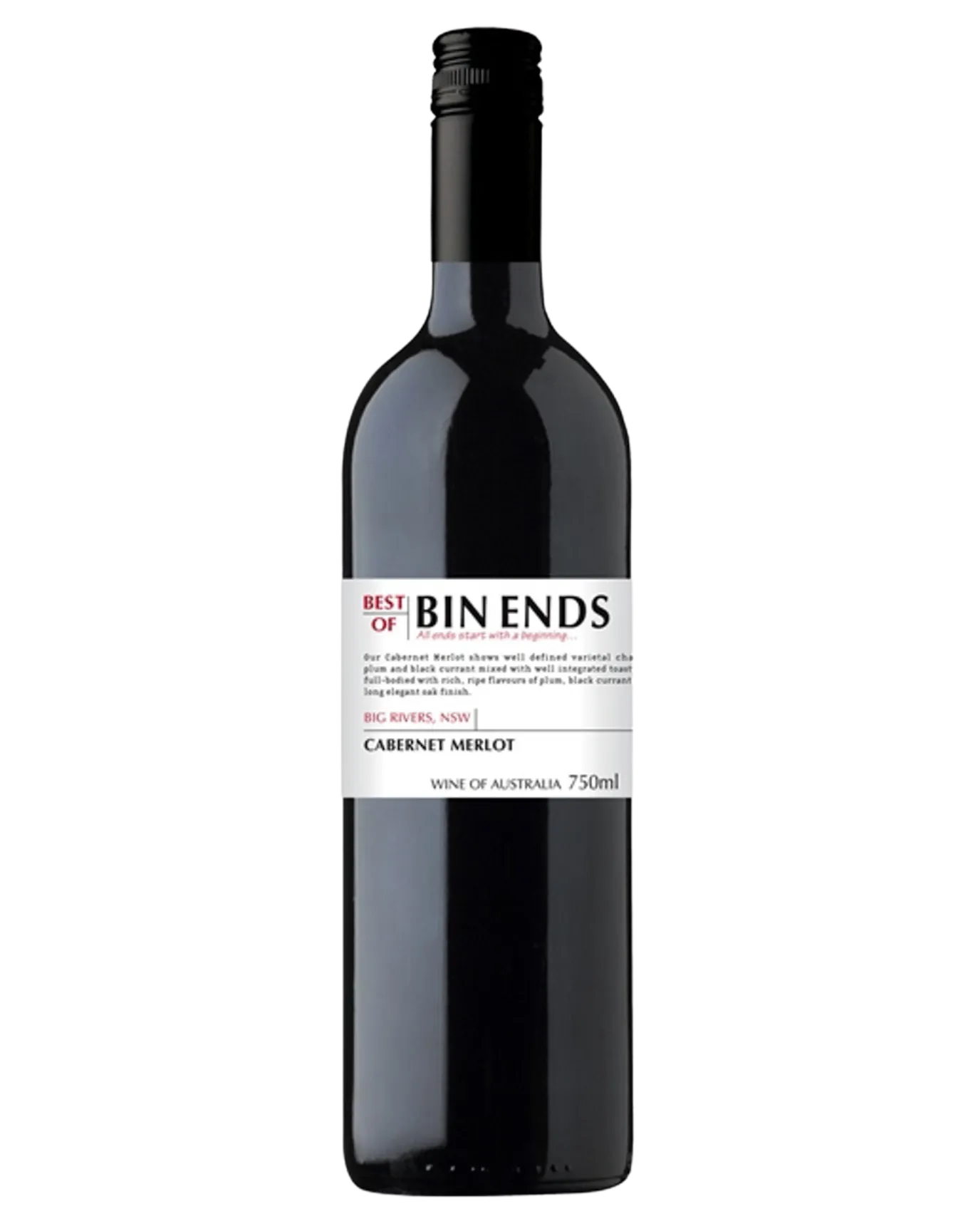 BEST OF BIN ENDS CAB MER 750ML