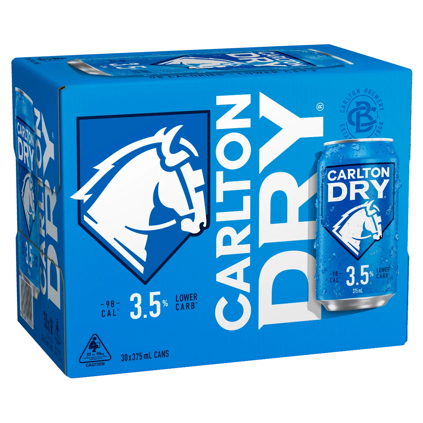 Carlton Dry 3.5% 375ml Pack (30) cans