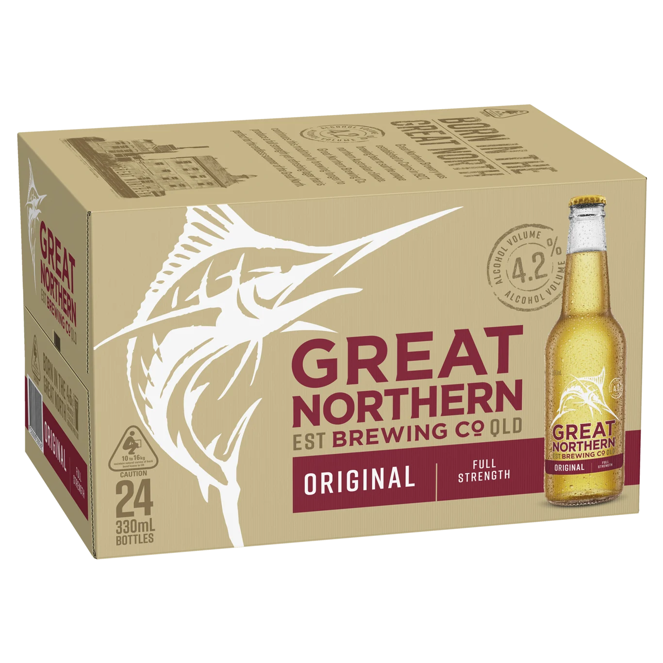 Great Northern Original Lager 330ml Pack (24) Bottles