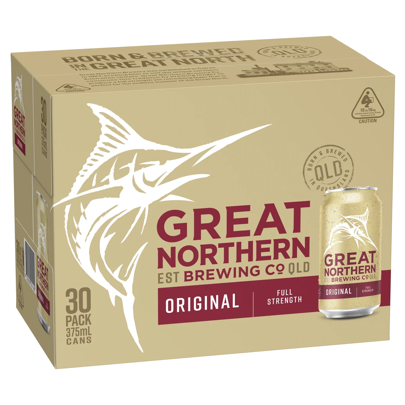 Great Northern Original Lager 375ml Pack (30) Cans