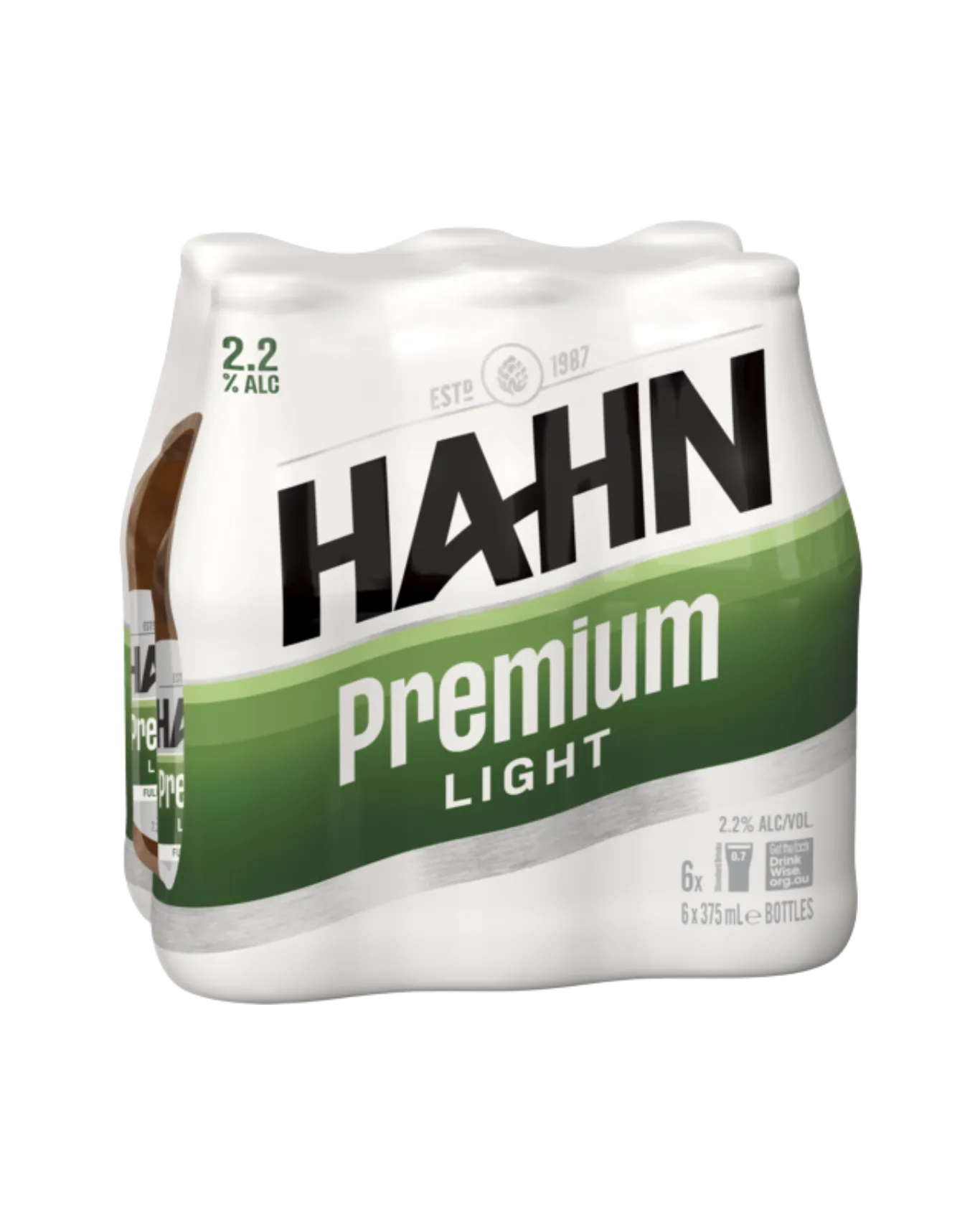 Hahn Premium Light 6x375ml bottles
