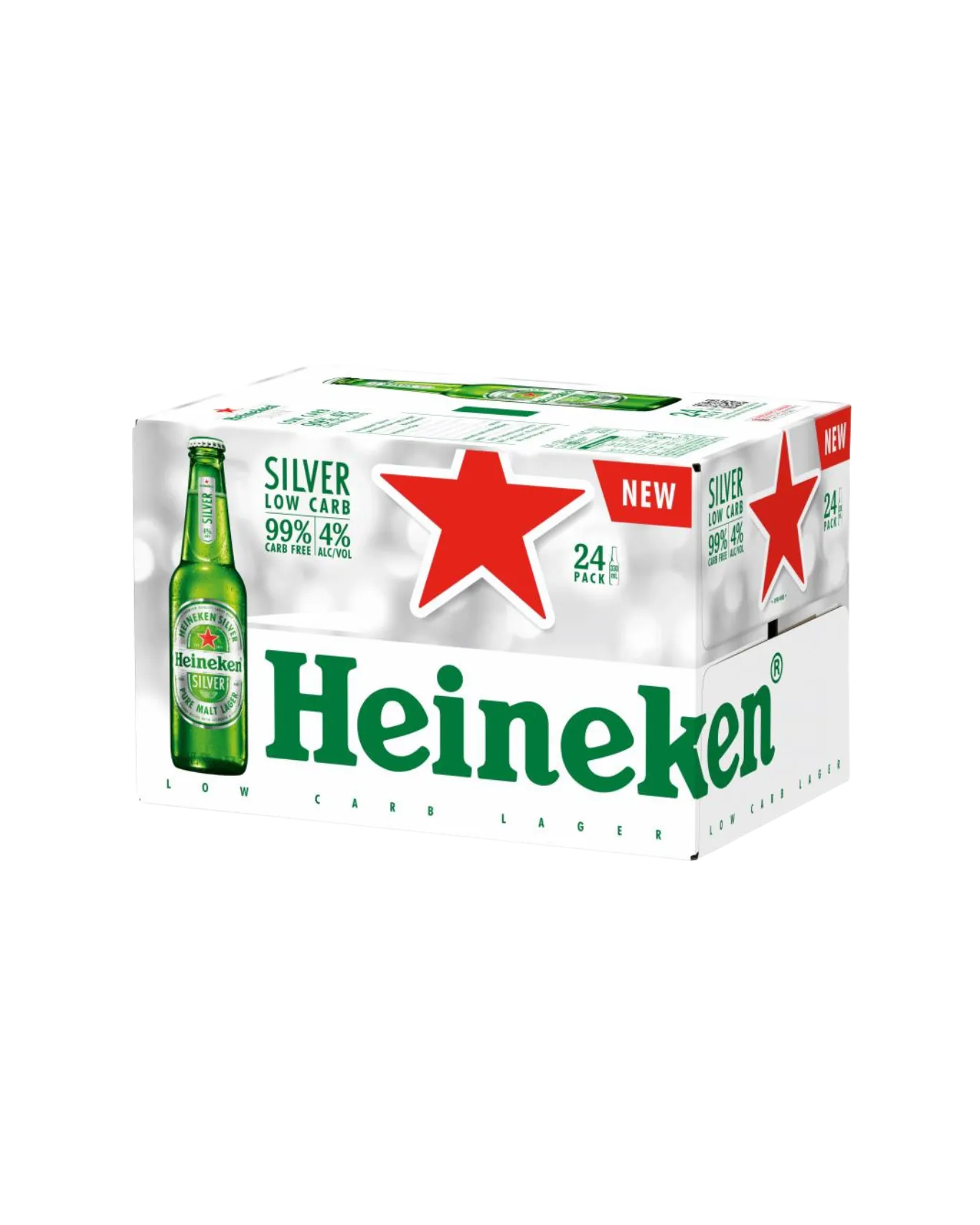Heiheken Silver 24x330ml bottles