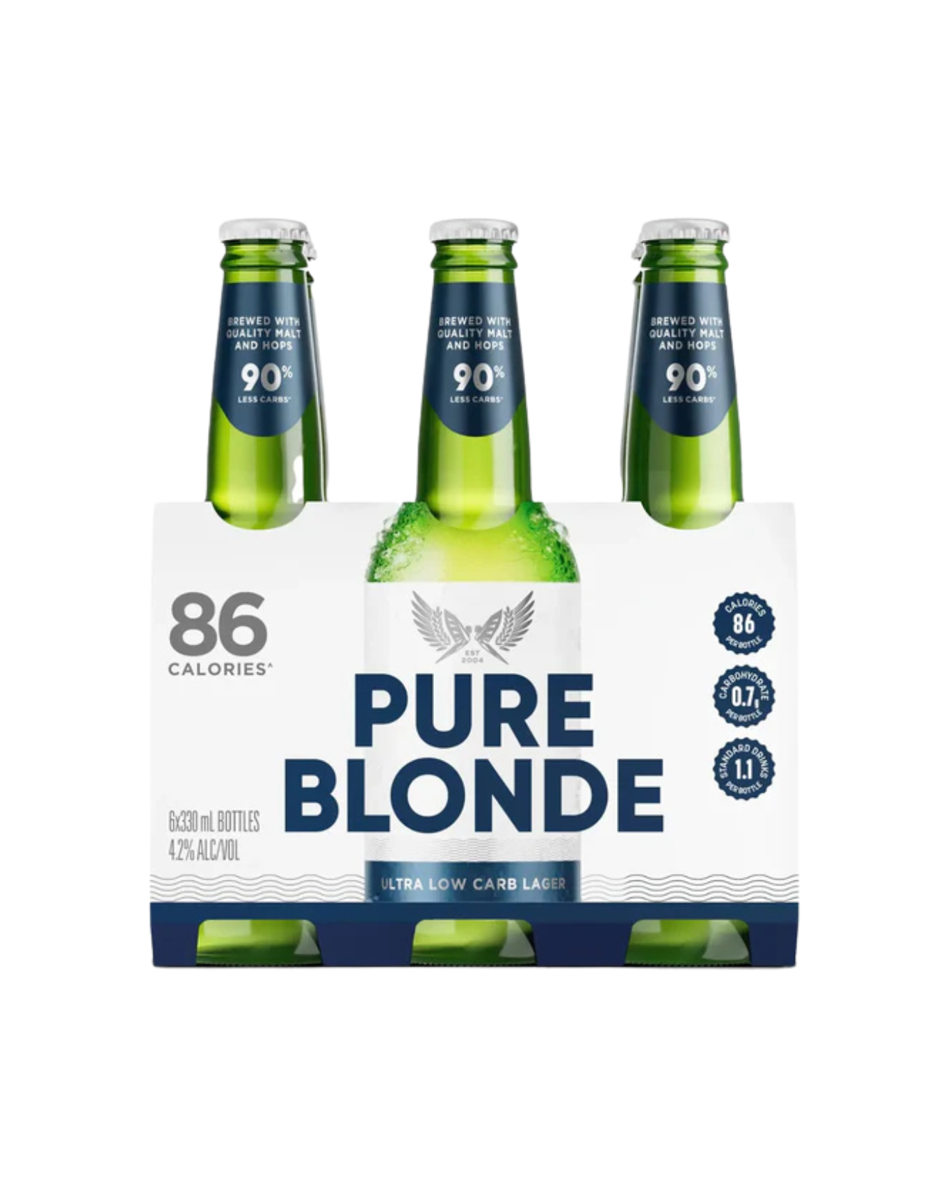 Pure Blonde ultrax low carb 330ml 6 pack