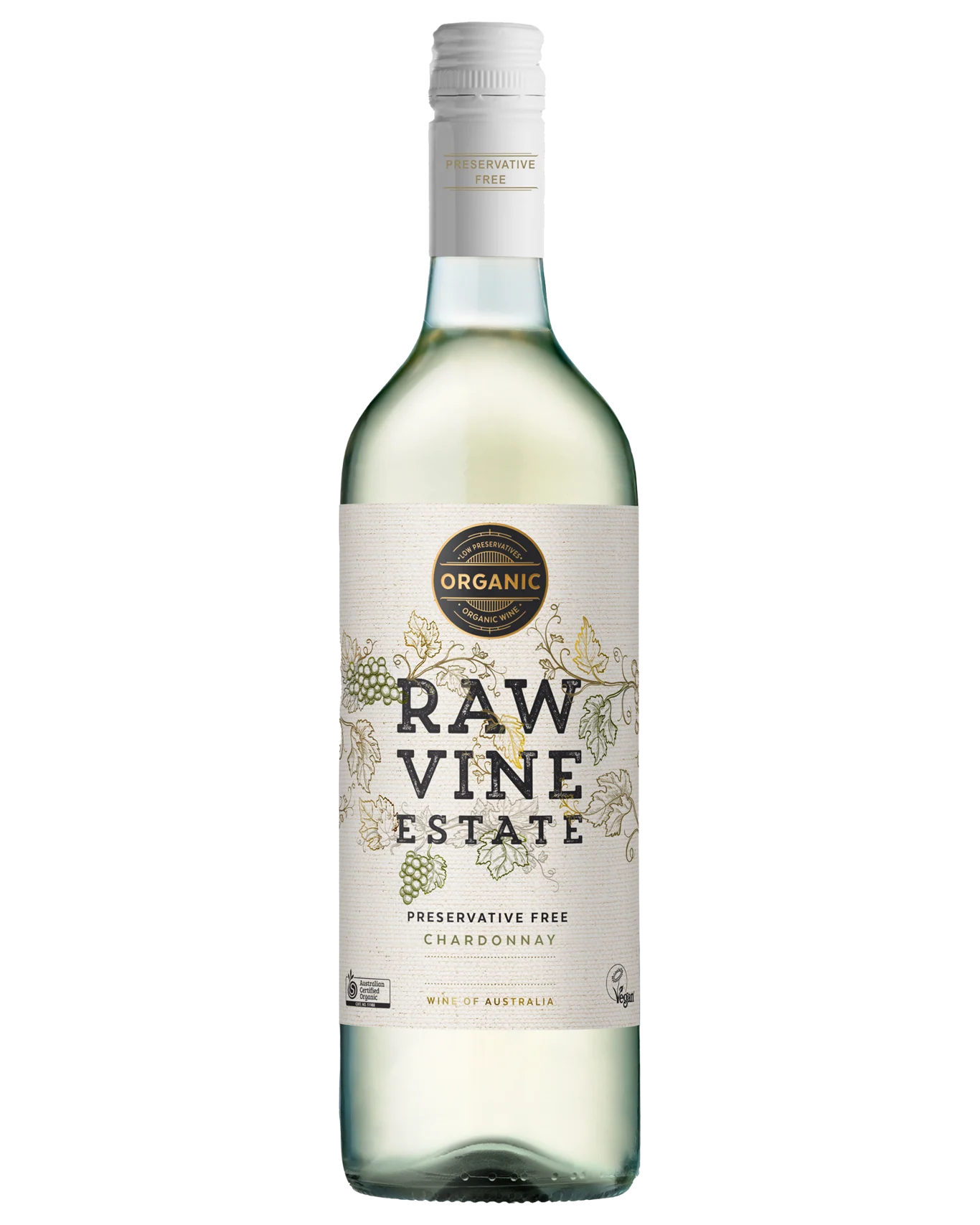 RAW VINE ESTATE ORGANIC CHARDONNAY