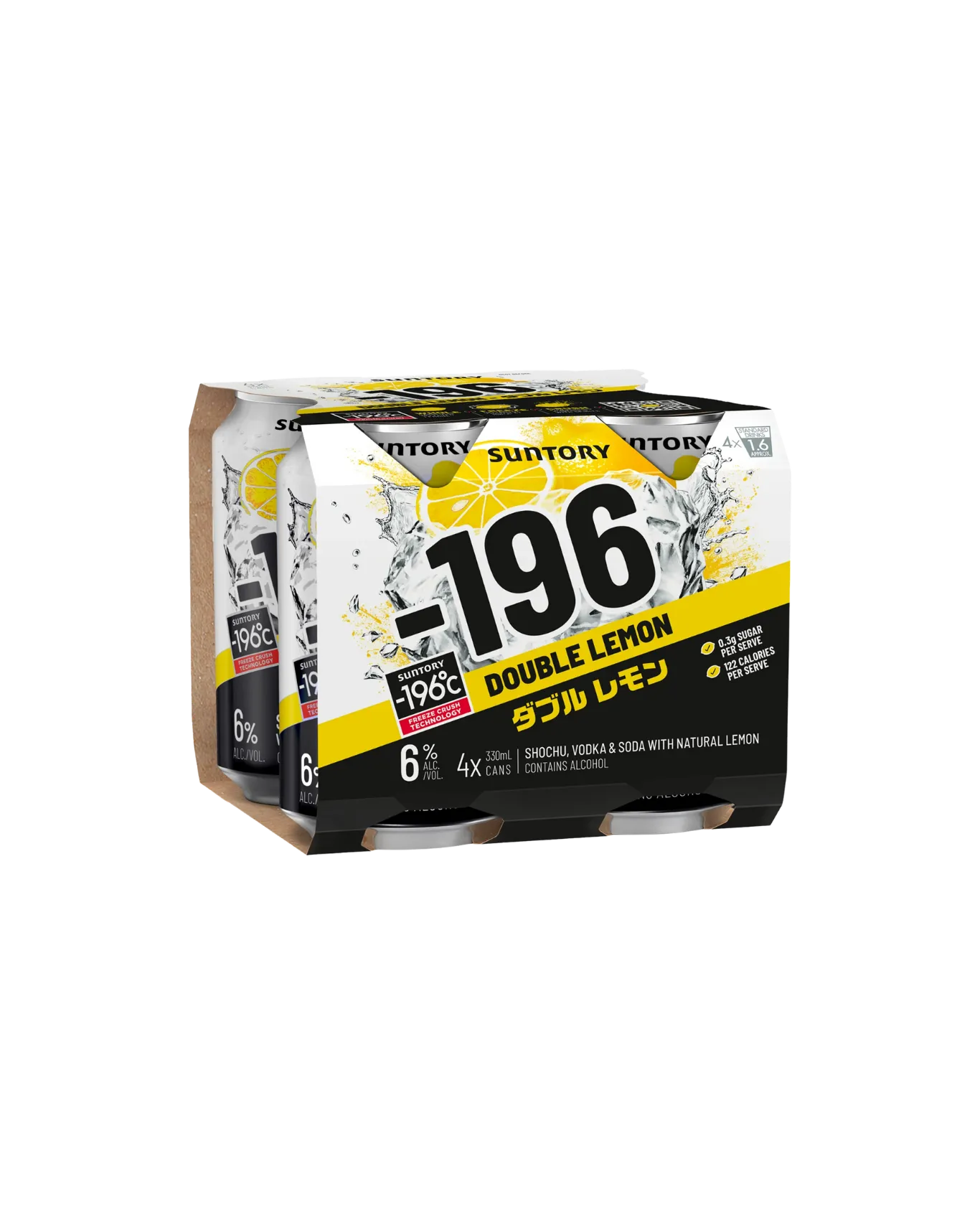SUNTORY -196 LEMON 4*330ML