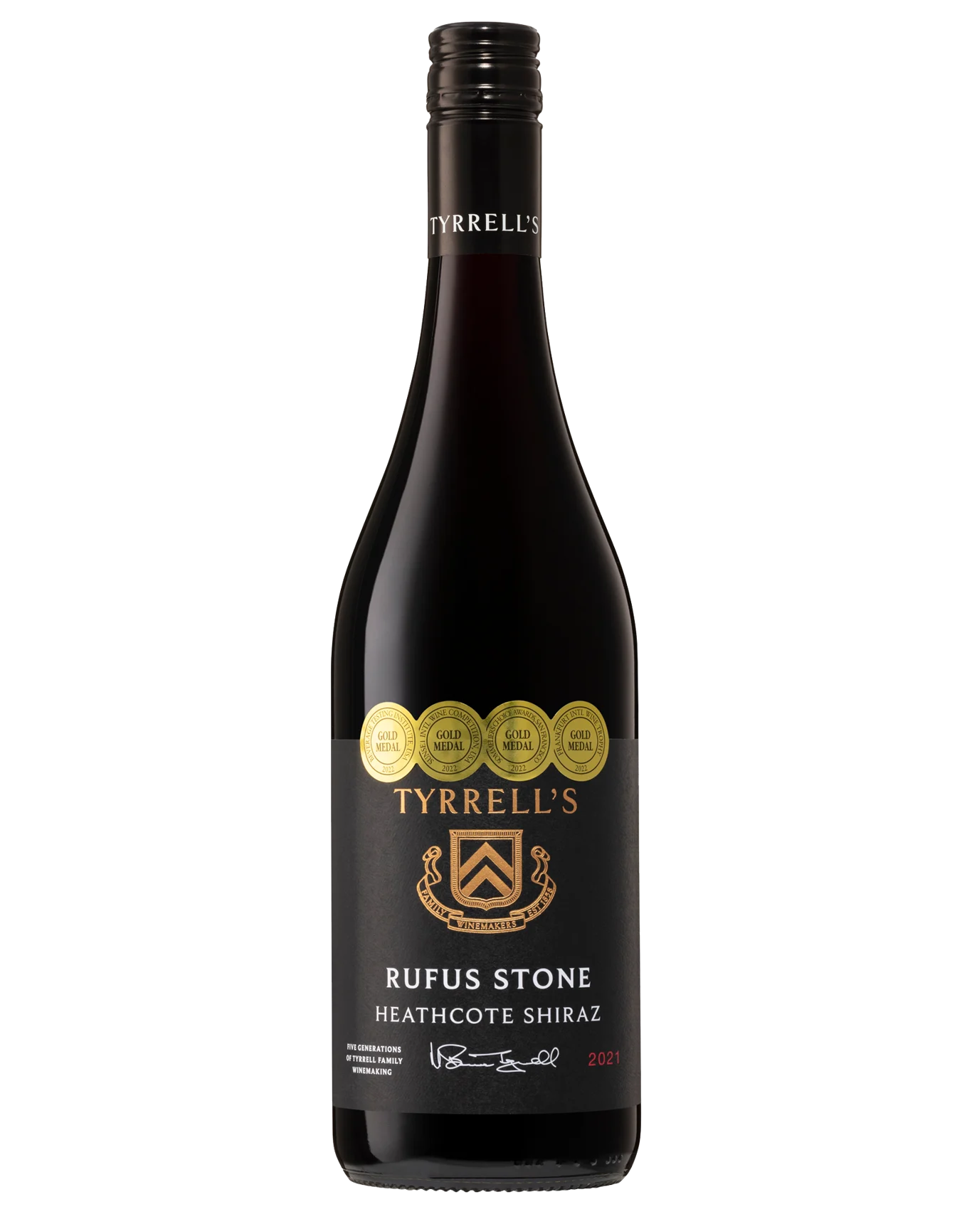 TYRRELL'S RUFUS STONE SHIRAZ 2 BOTTLES GIFT SET