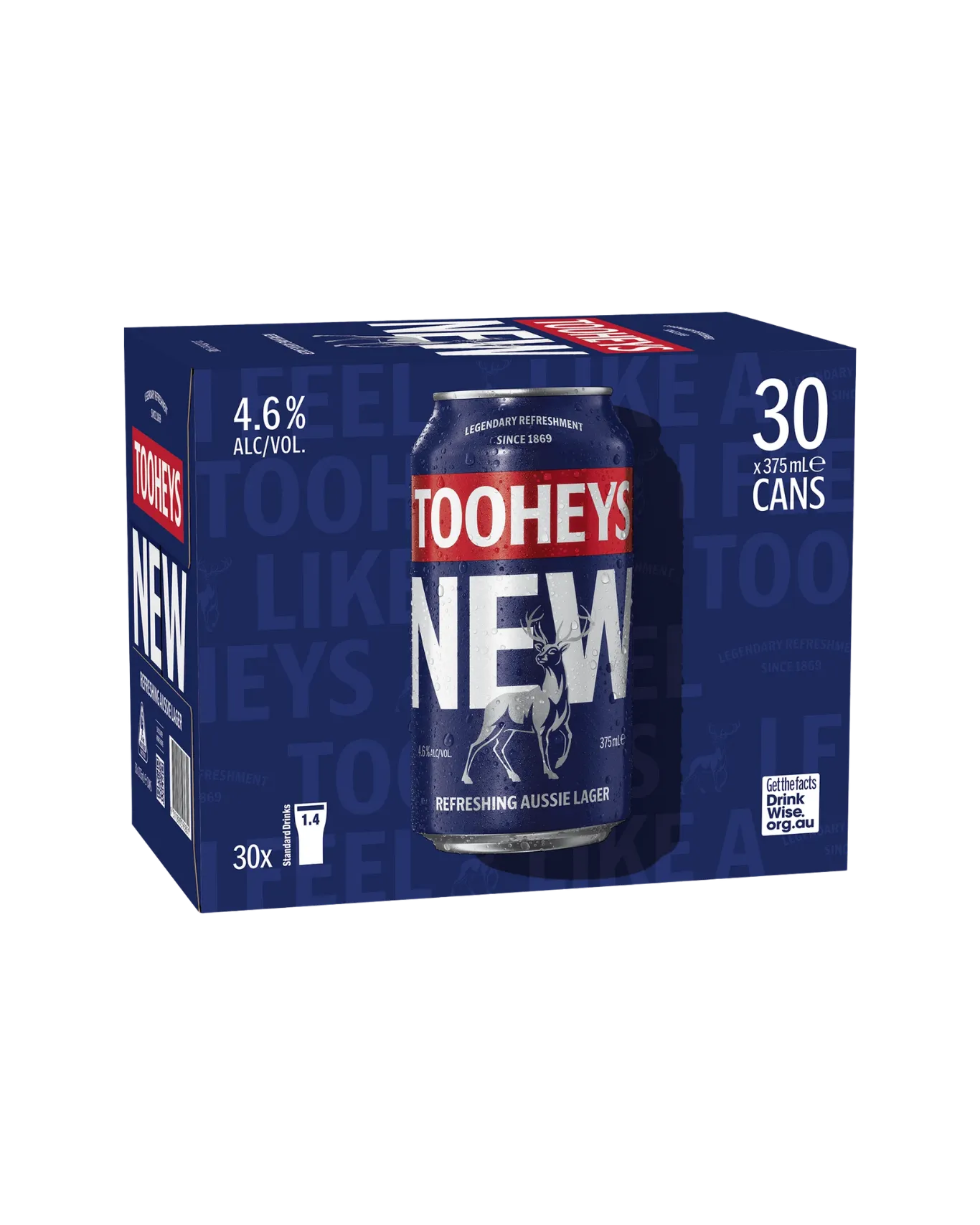 Tooheys New 30x375ml cans