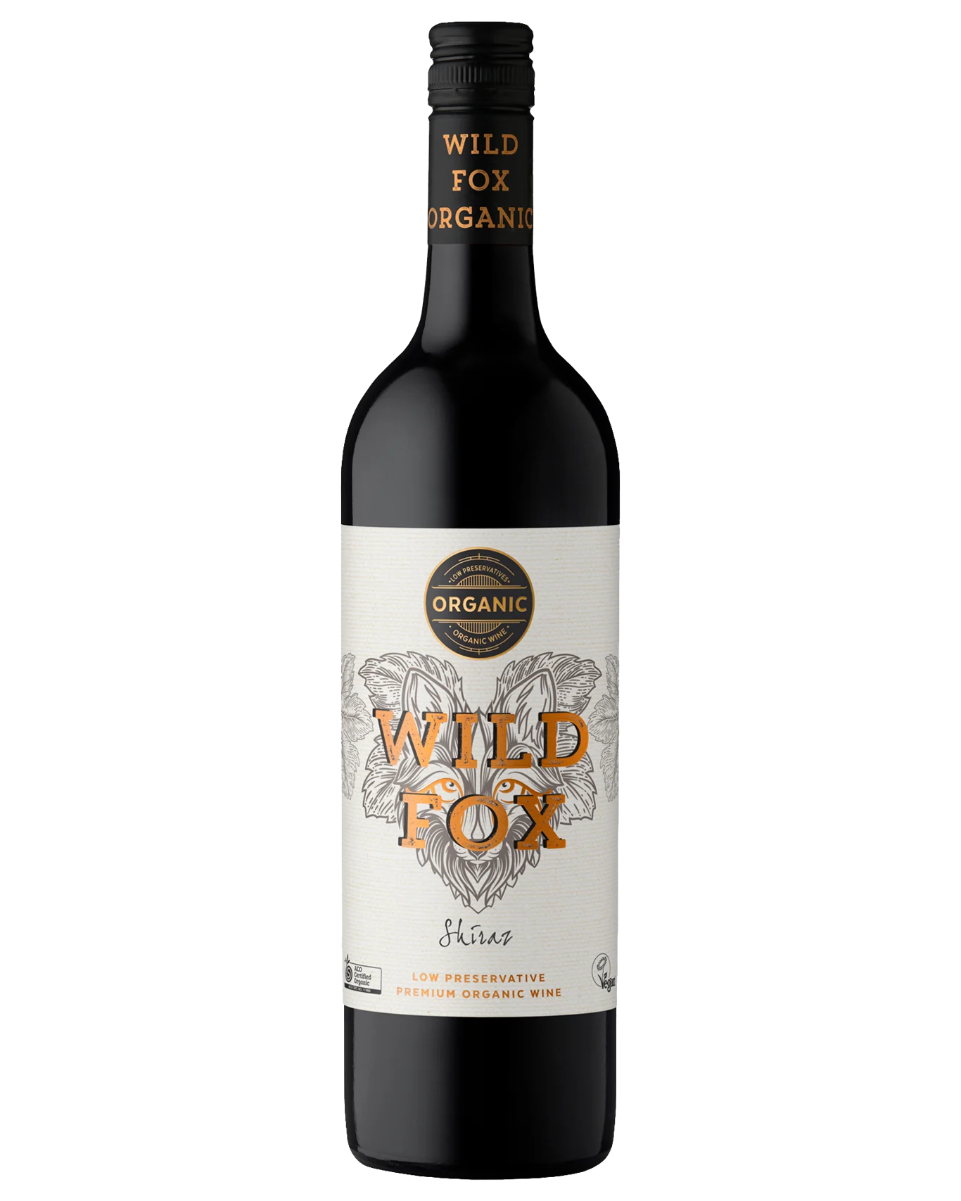 WILD FOX ORGANIC SHIRAZ750ML