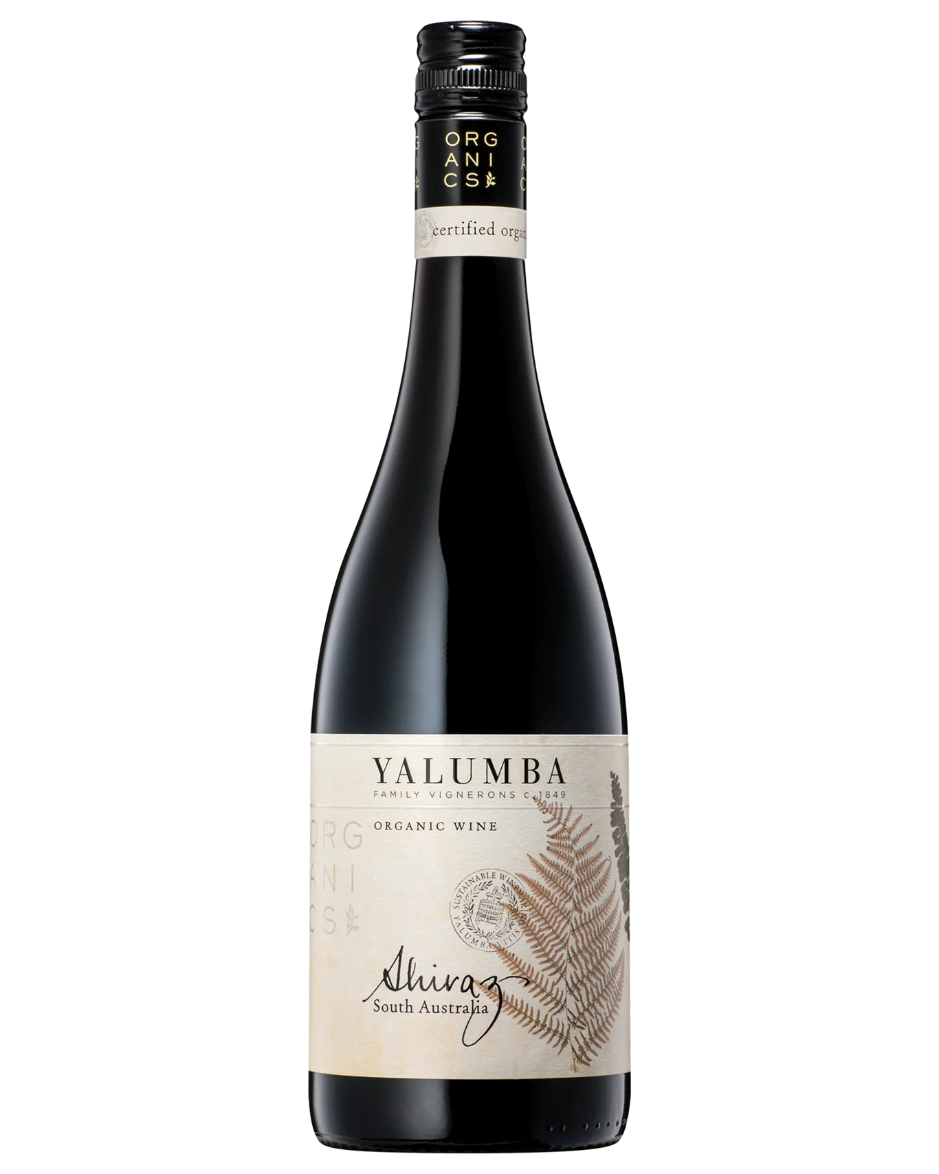 YALUMBA ORGANIC SHIRAZ 750ML