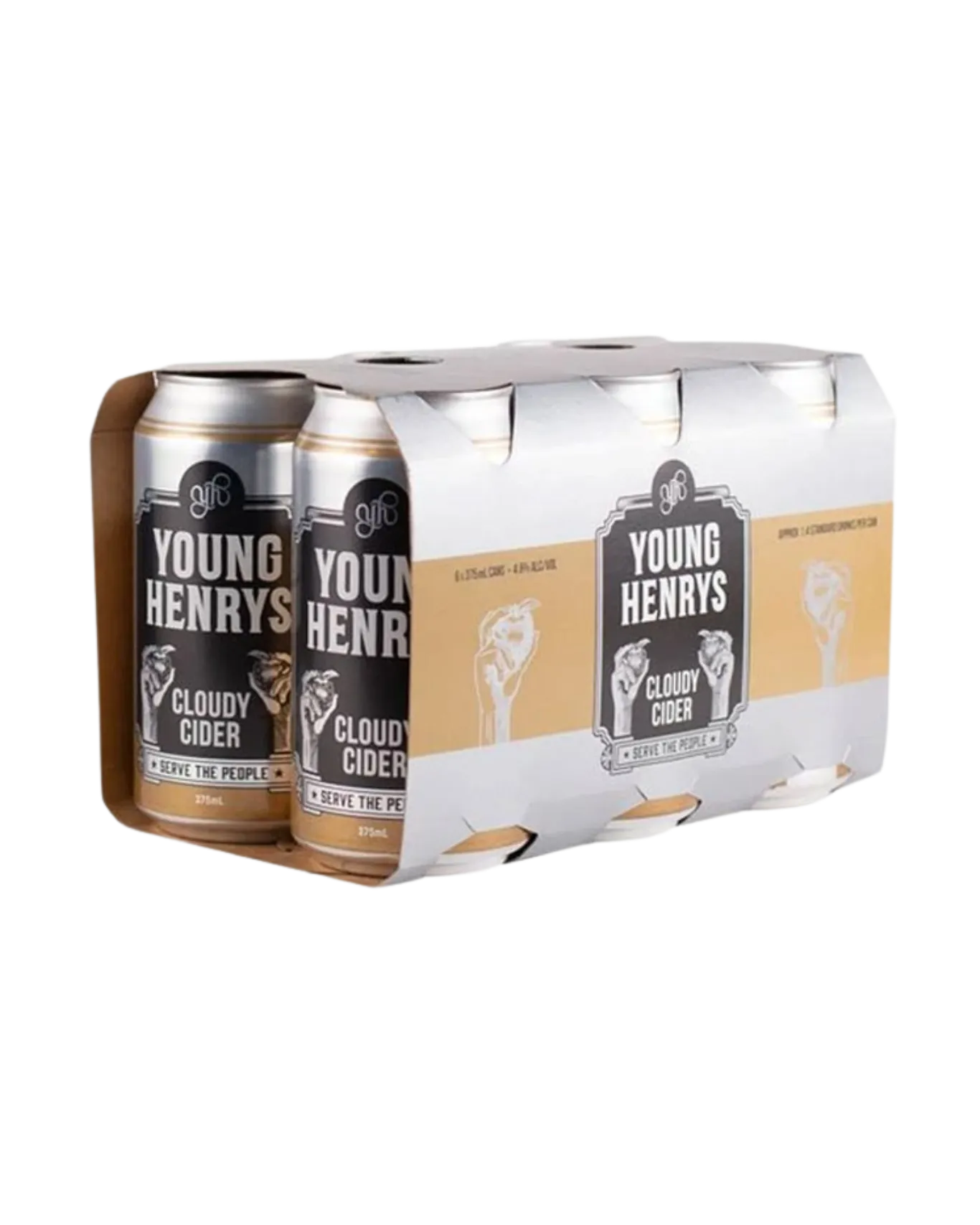 Young Henrys Cider 6pack can