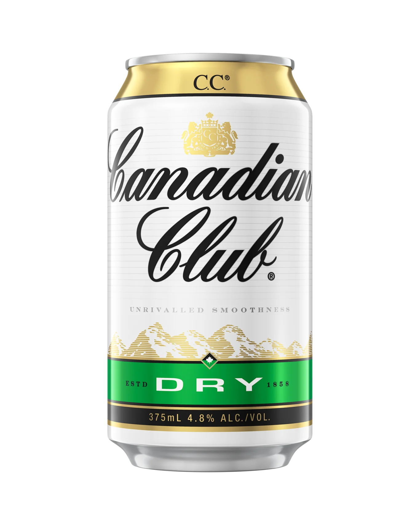 Canadian Club Whisky & Dry Cans 375mL (6 pack)
