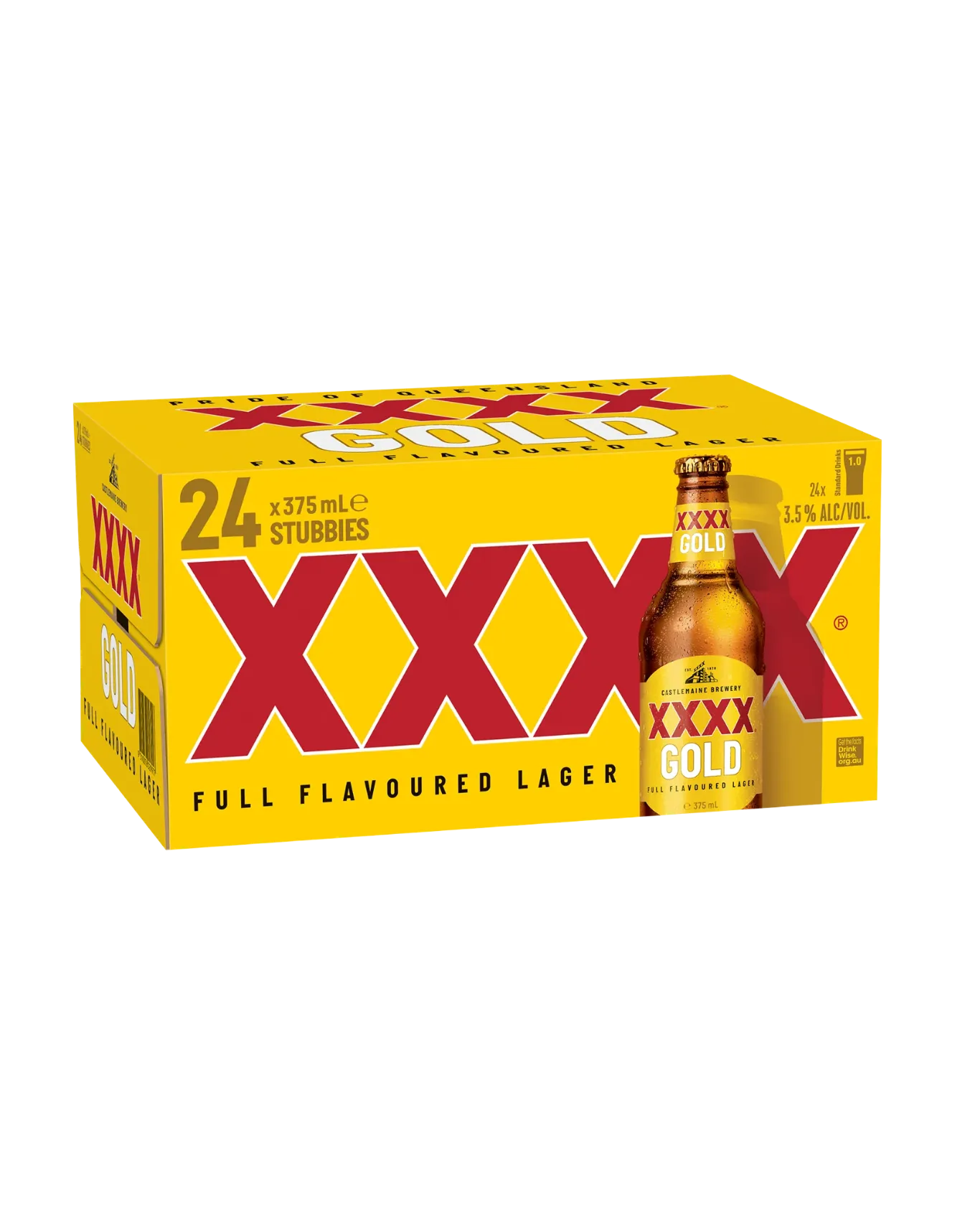 xxxx gold Lager 24x375ml bottles