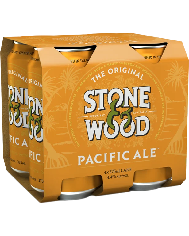 Stone & Wood Pacific Ale Cans 375mL pack of 4