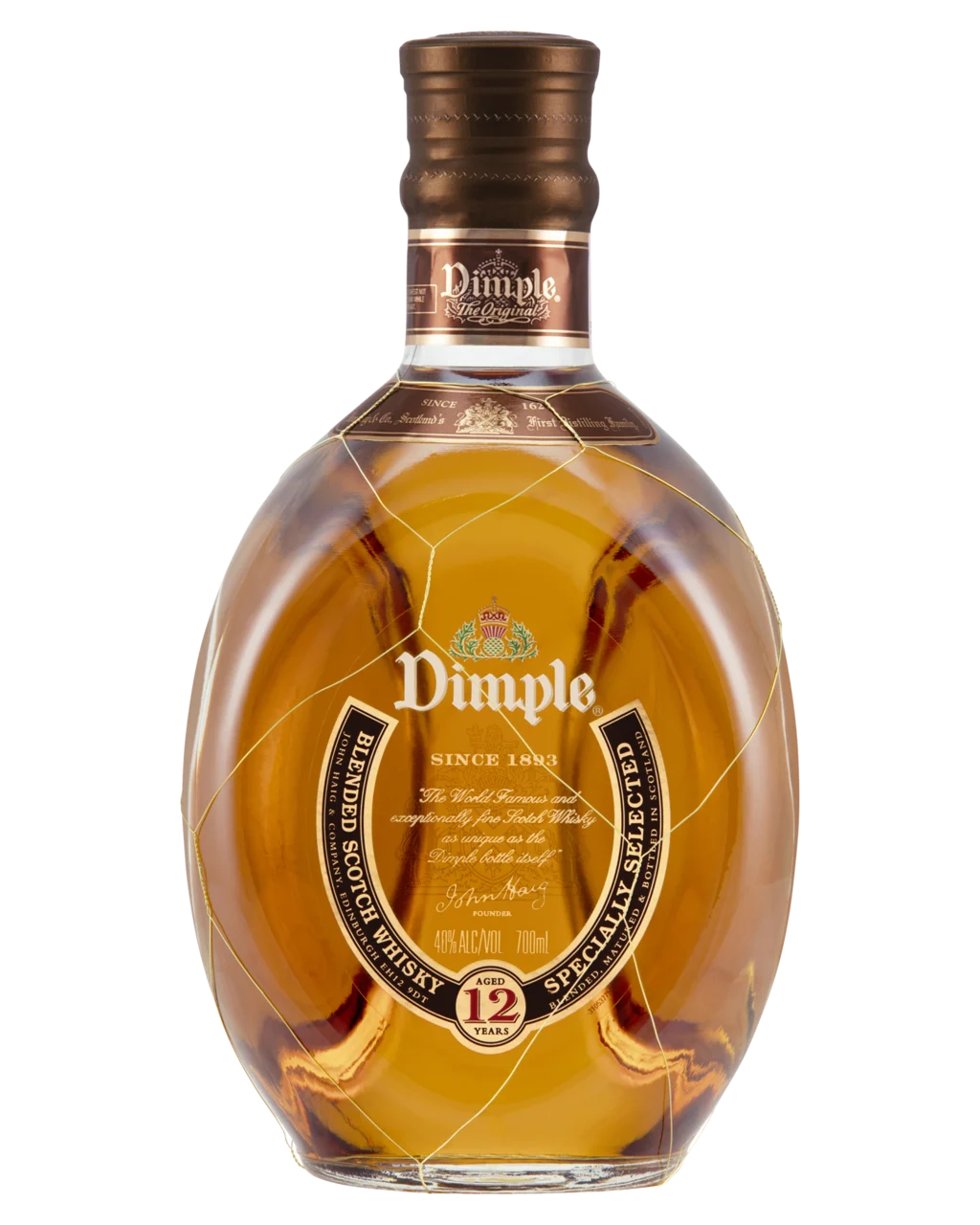 Dimple 12 Year Old Blended Scotch Whisky 700mL