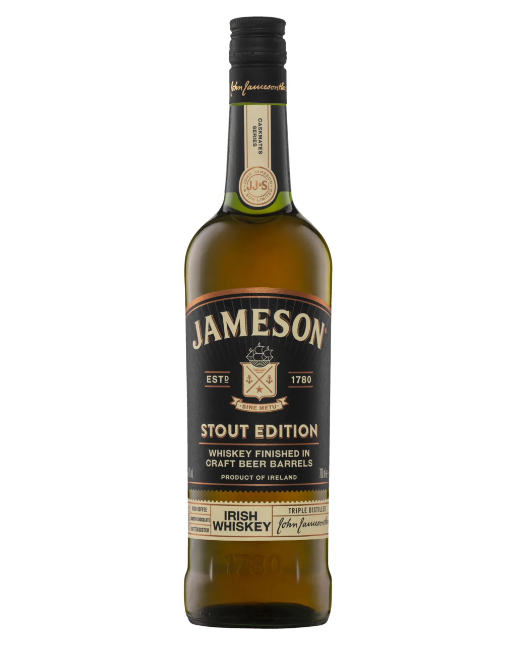 JAMESON Stout Edition Irish Whiskey 700mL