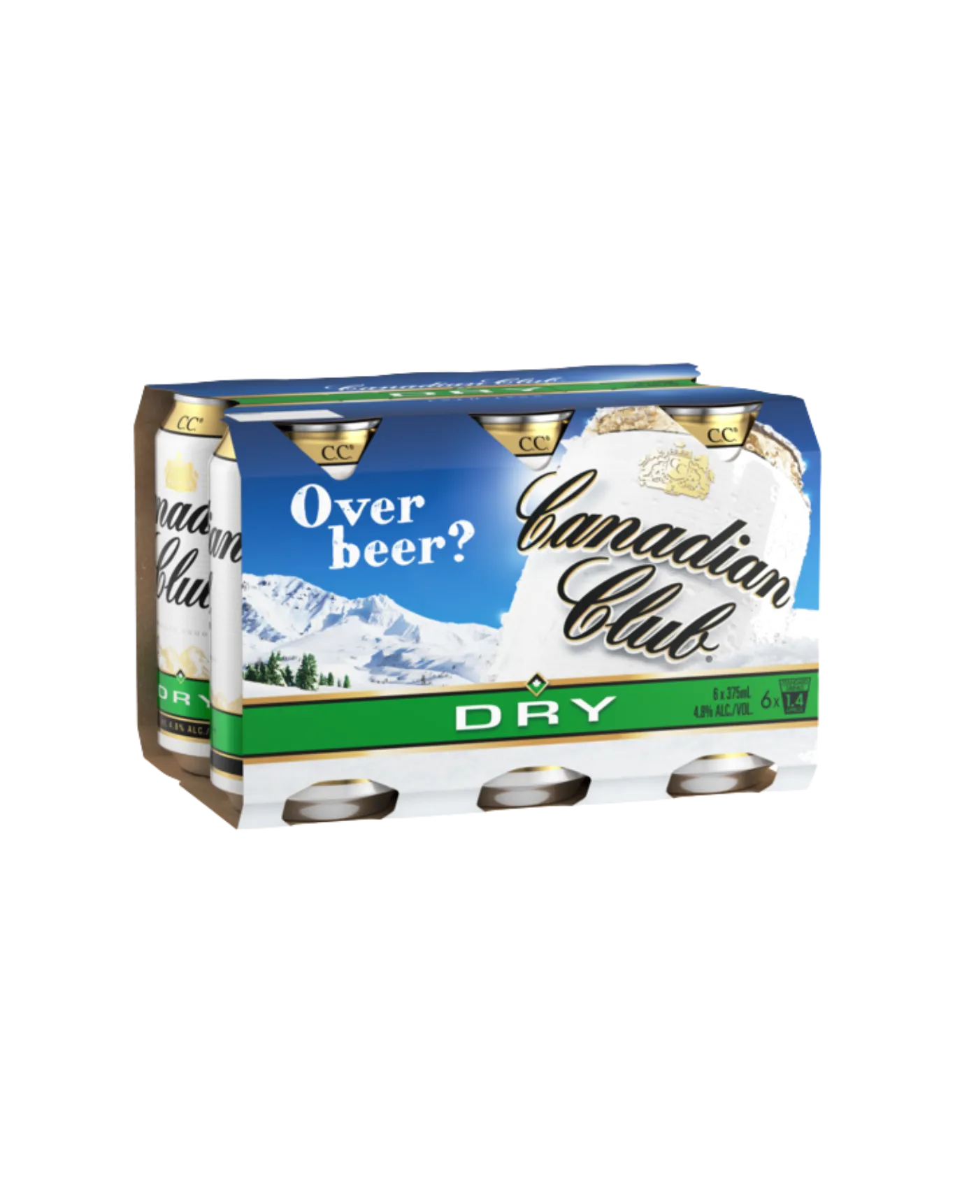 CAN CLUB&DRY 4.8% N6*375ML