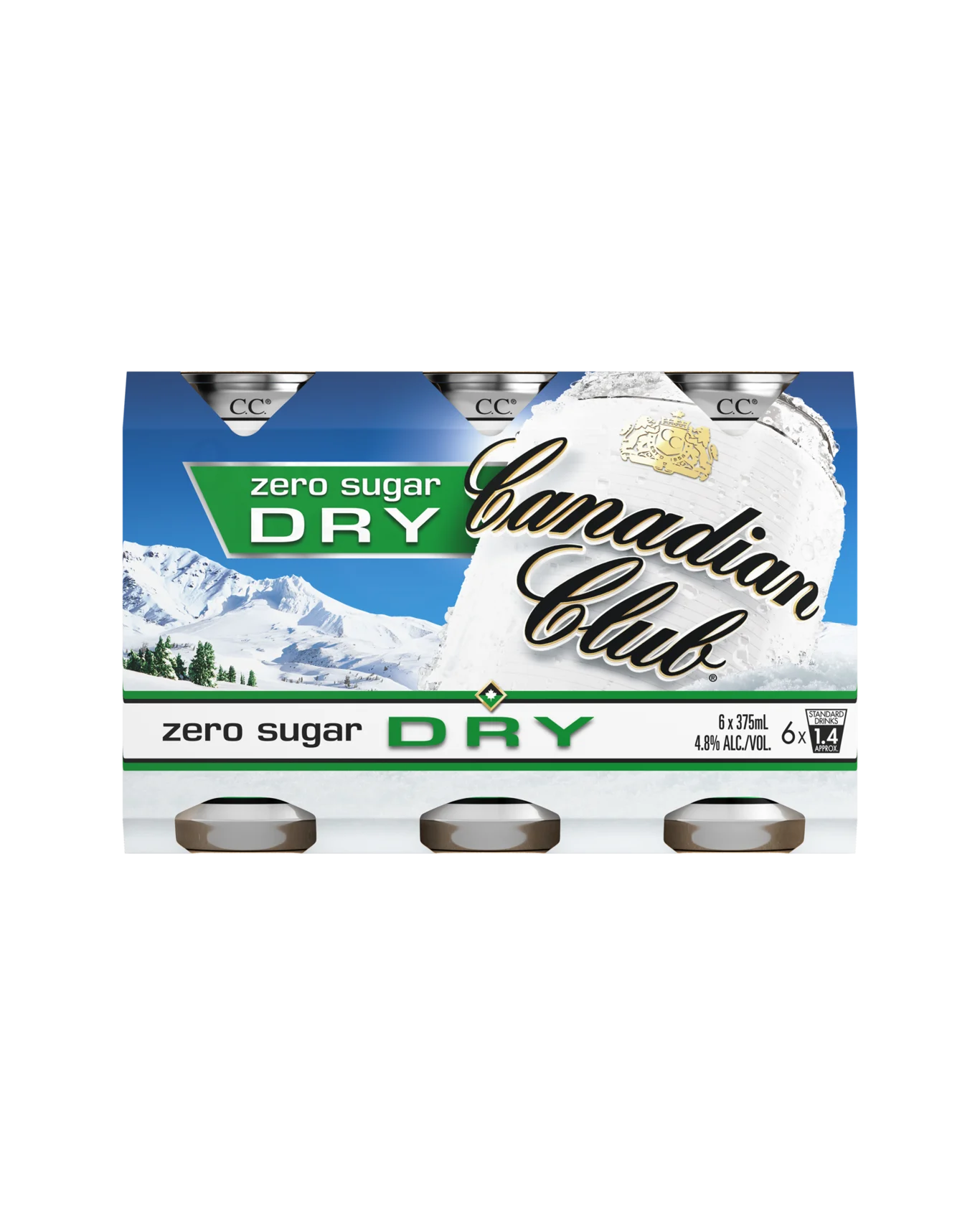 CAN CLUB&DRY ZERO 4.8% 6*375ML