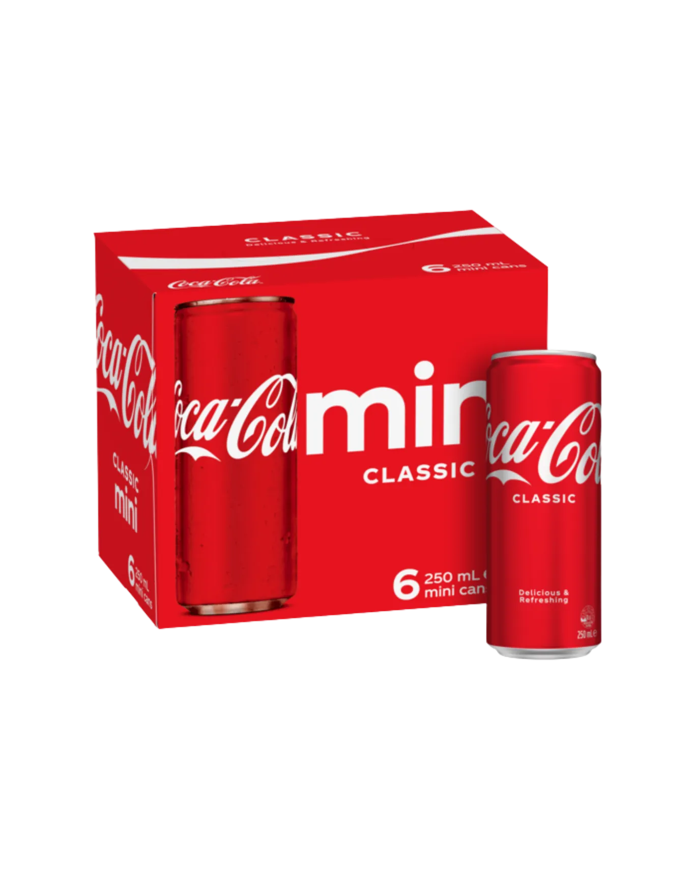 COCA COLA CAN6X250ML