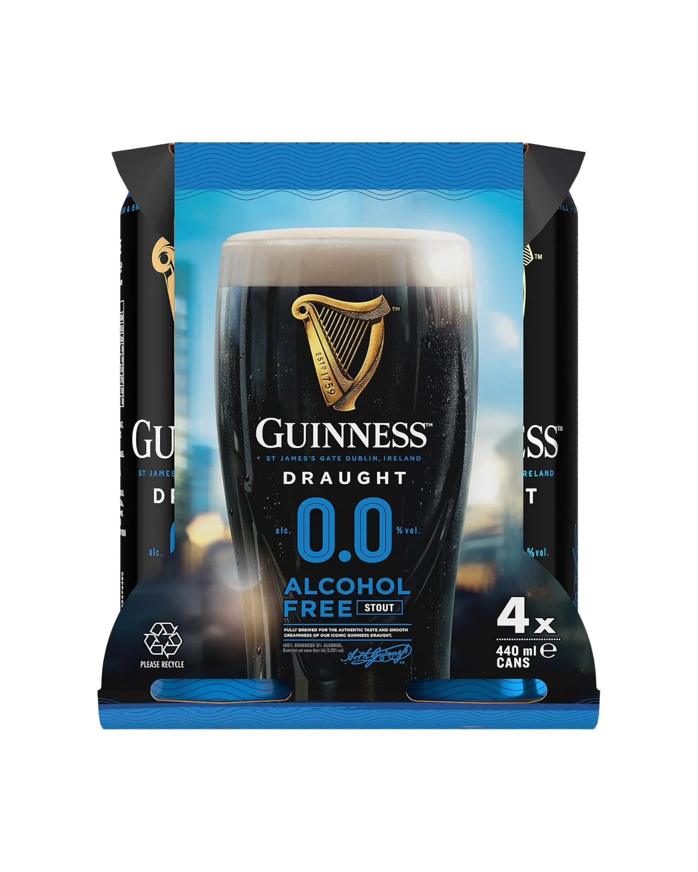Guinness Draught 0.0 4x440ml cans