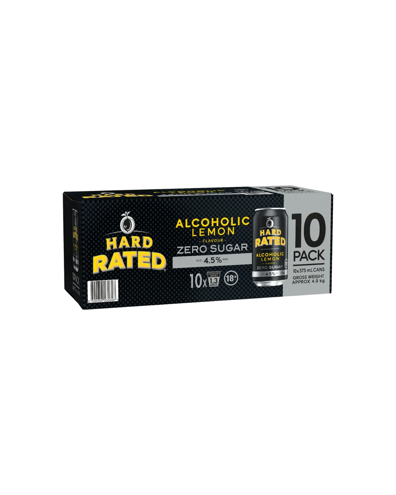HARD RATED ZEROSUGAR3*10*375ML