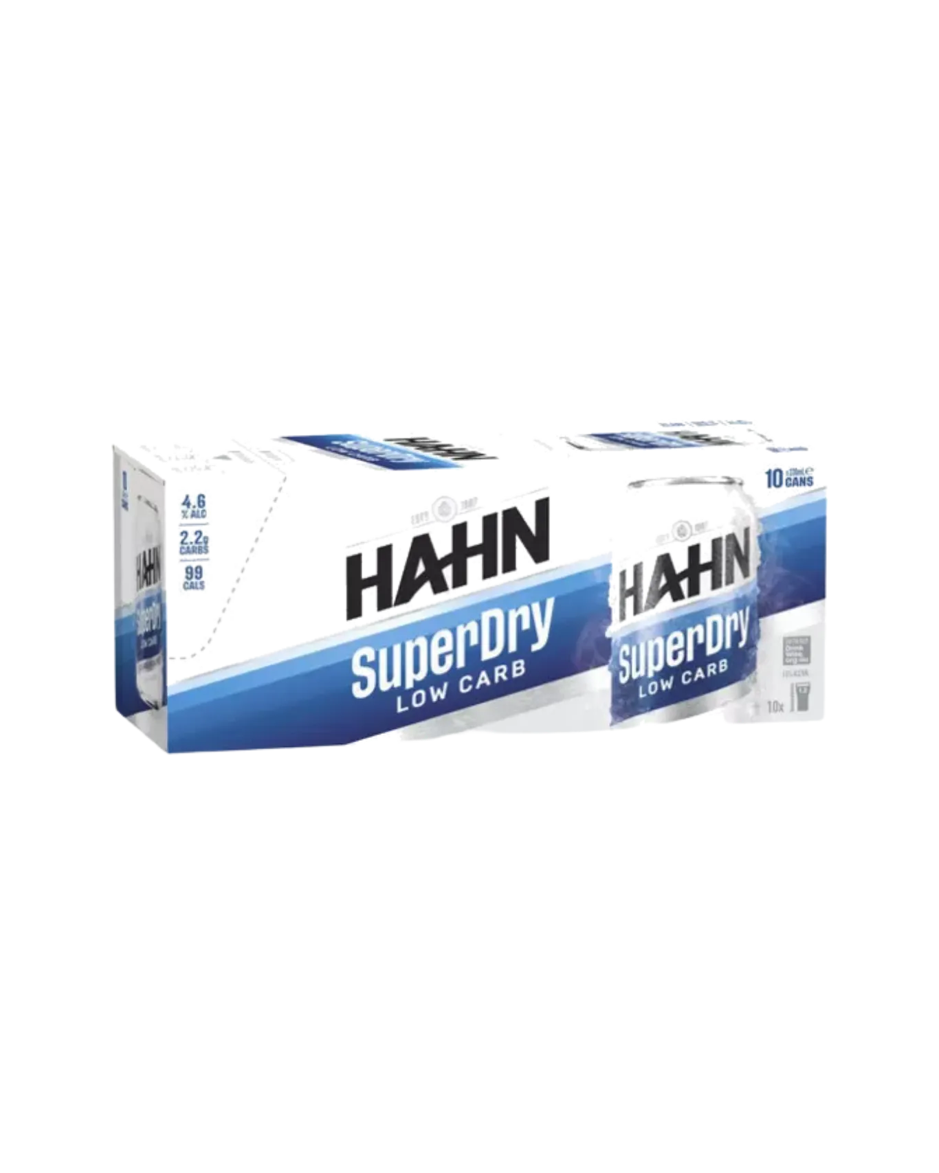 Hahn Super Dry Low Carb 10x375ml