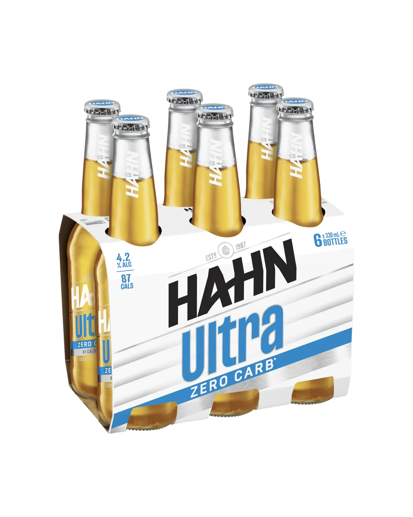 Hahn Ultra Zero Carb 4x330ml bottles