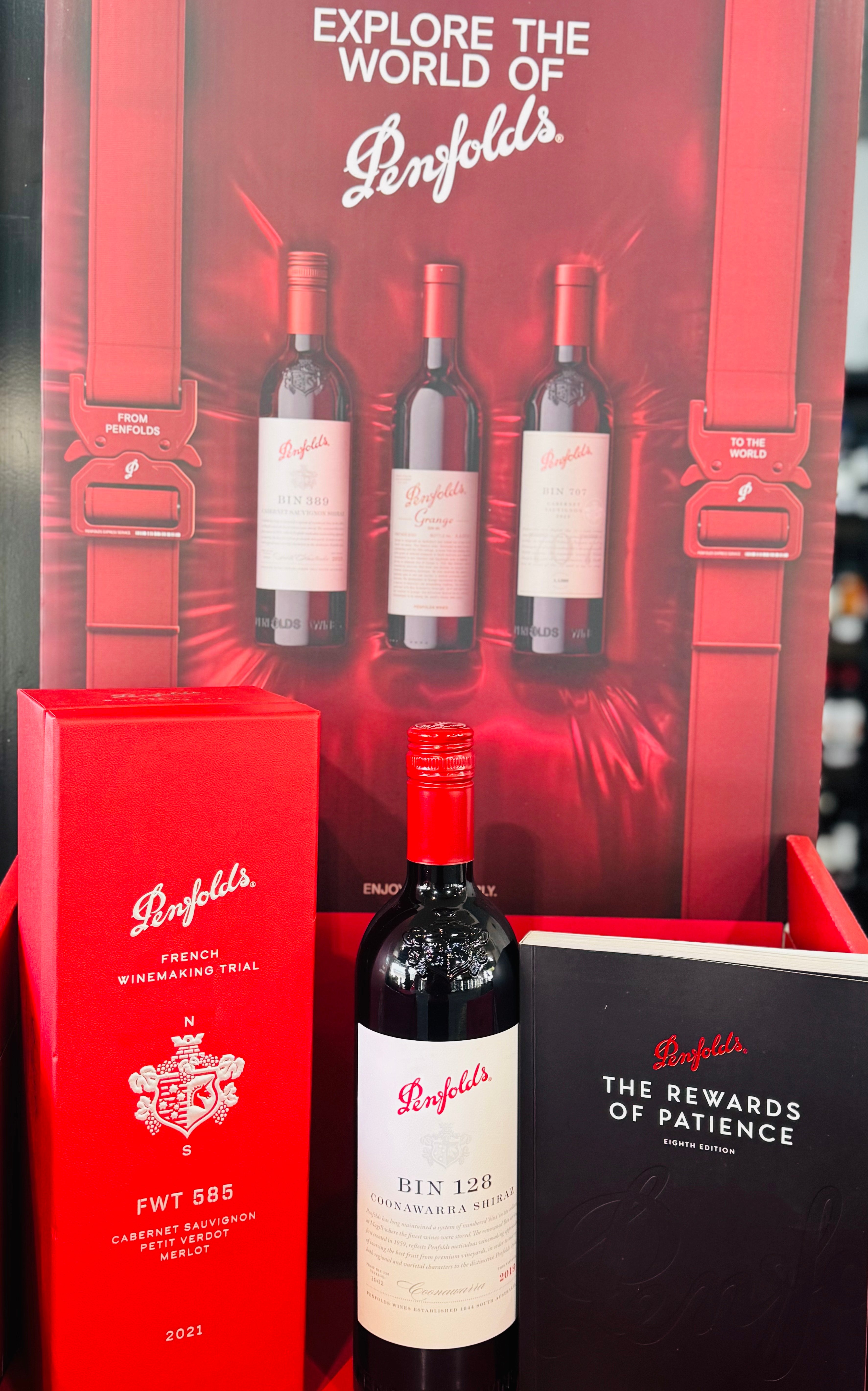 FWT 585 Cabernet Sauvignon Merlot Petit & Bin 128 Shiraz