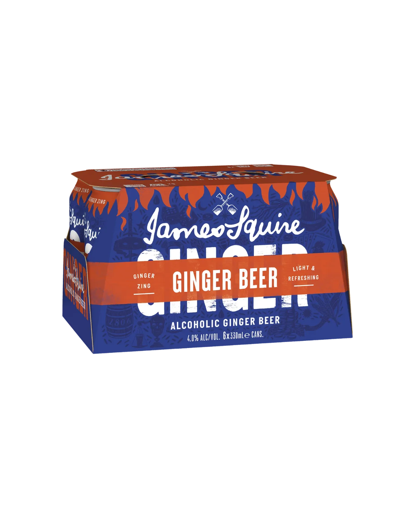 James SQ Ginger Beer 6x330ml