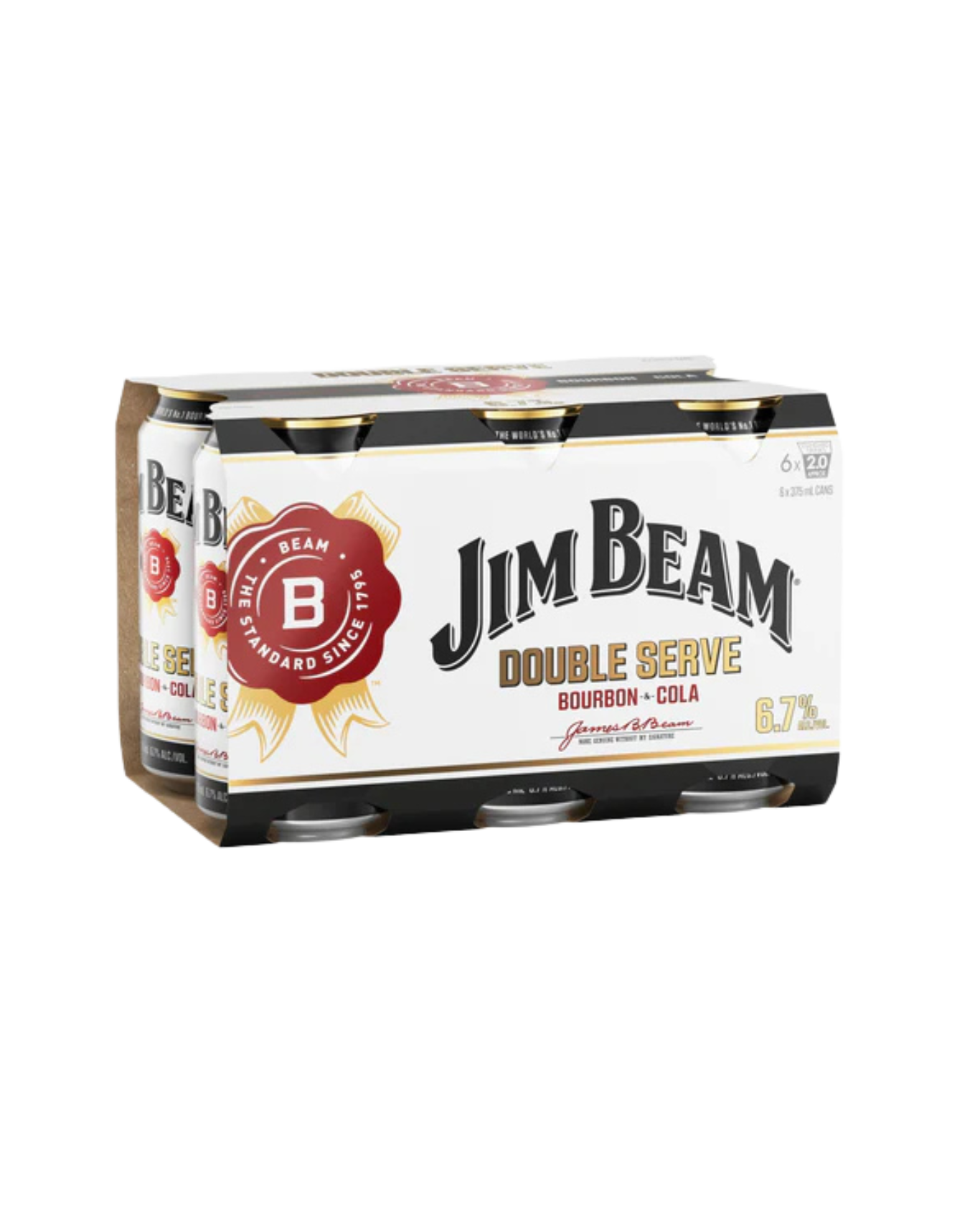 Jim Beam Double ser 6x375ml 6.7%