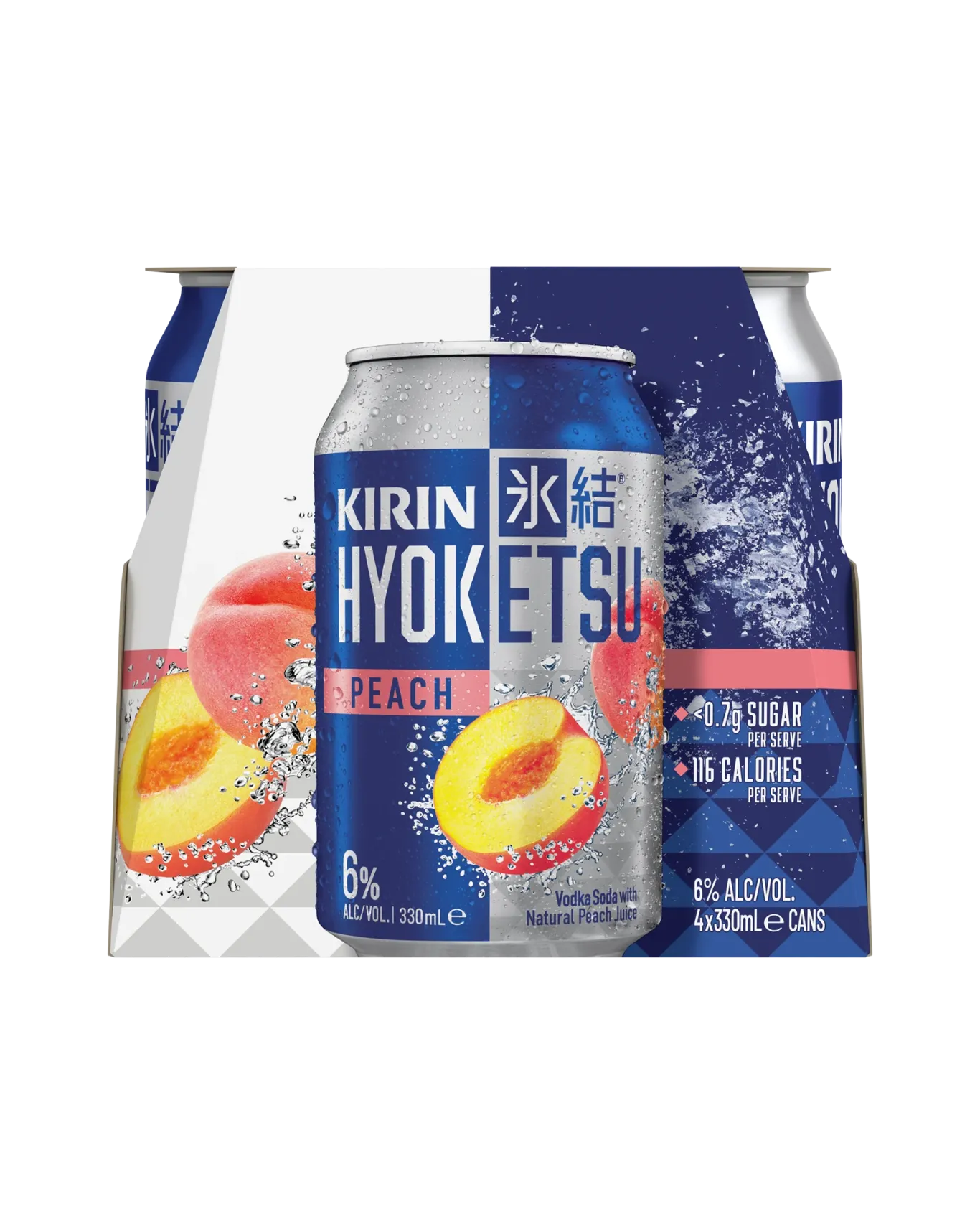 Kirin Hyok Peach 4x330ml cans