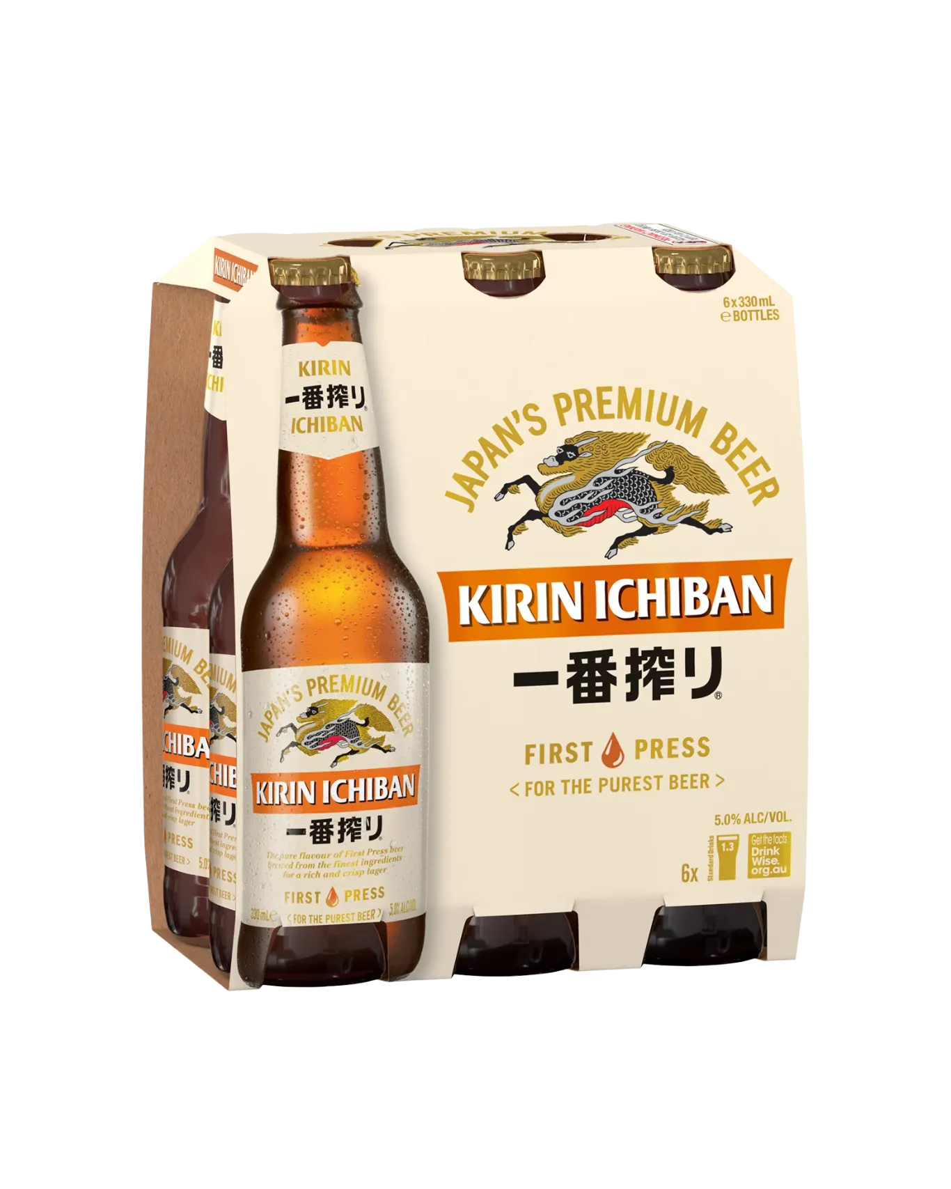 Kirin Ichiban 6x330ml bottles