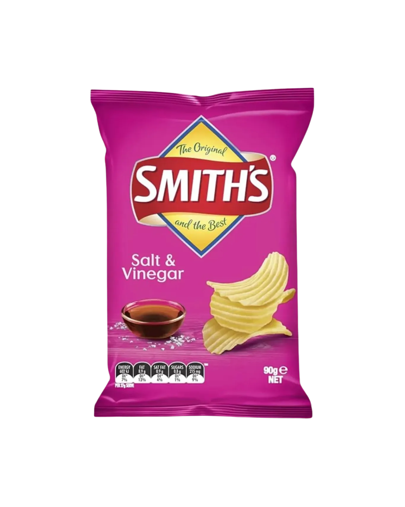 SMITH'S SALT AND VINEGAR 90G