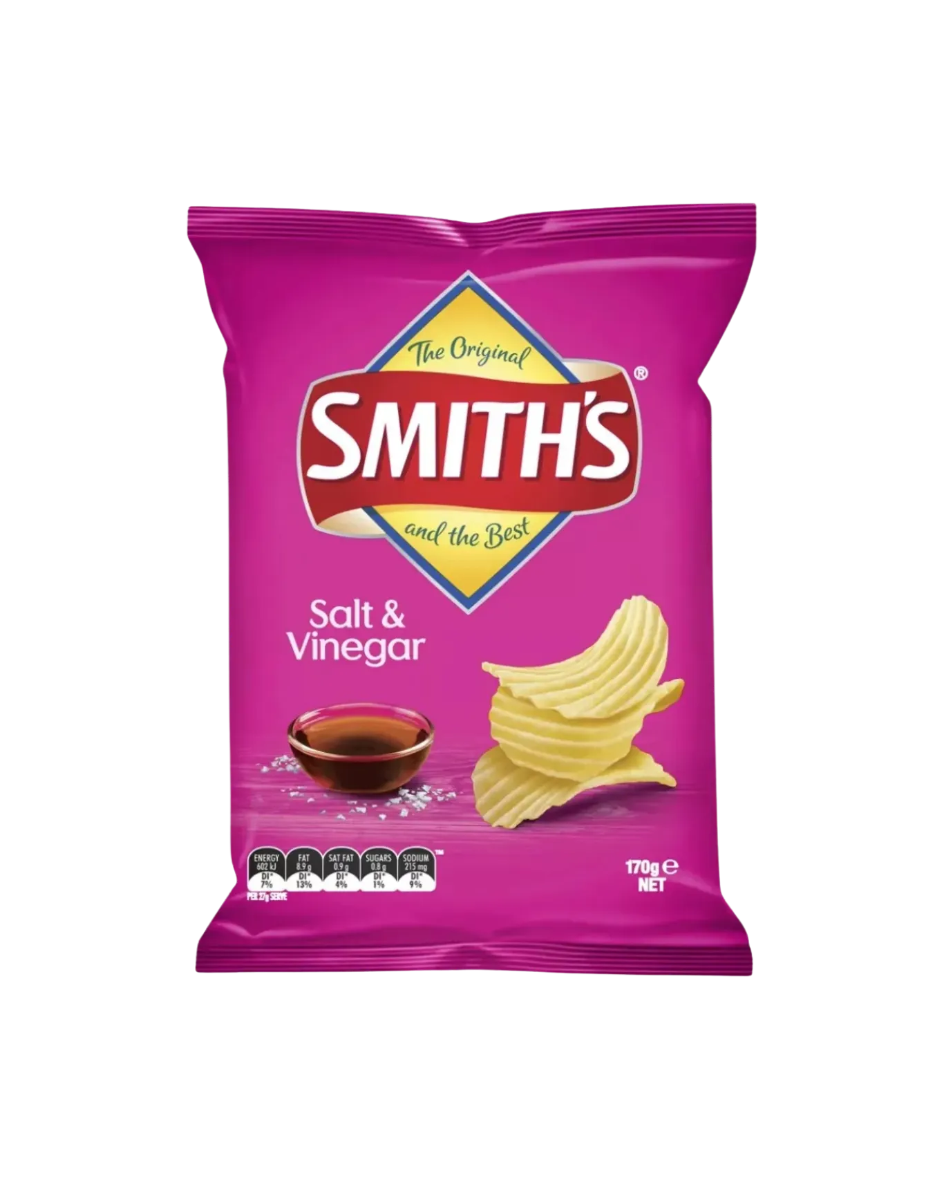 SMITH'S SALTH & VINEGAR 170G