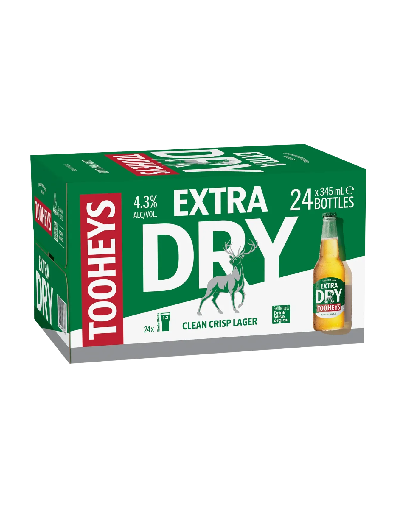 Tooheys Extra Dry 24x245ml bottles