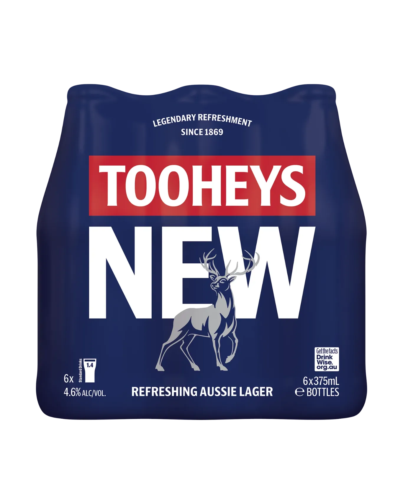 Tooheys New 6x375ml bottles