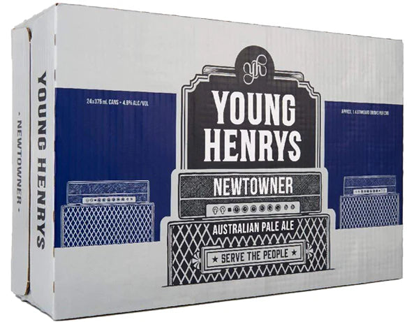 Young Henrys pale ale 24x375ml cans